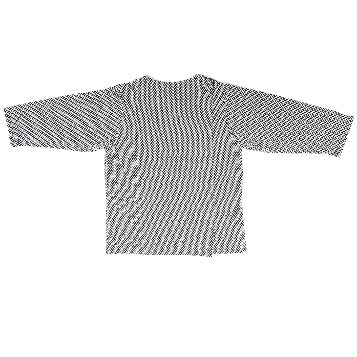 Adaptive Open Back Fooler Top, Patterned Black
