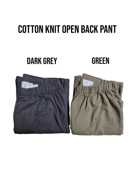 Unisex Cotton Knit Pants