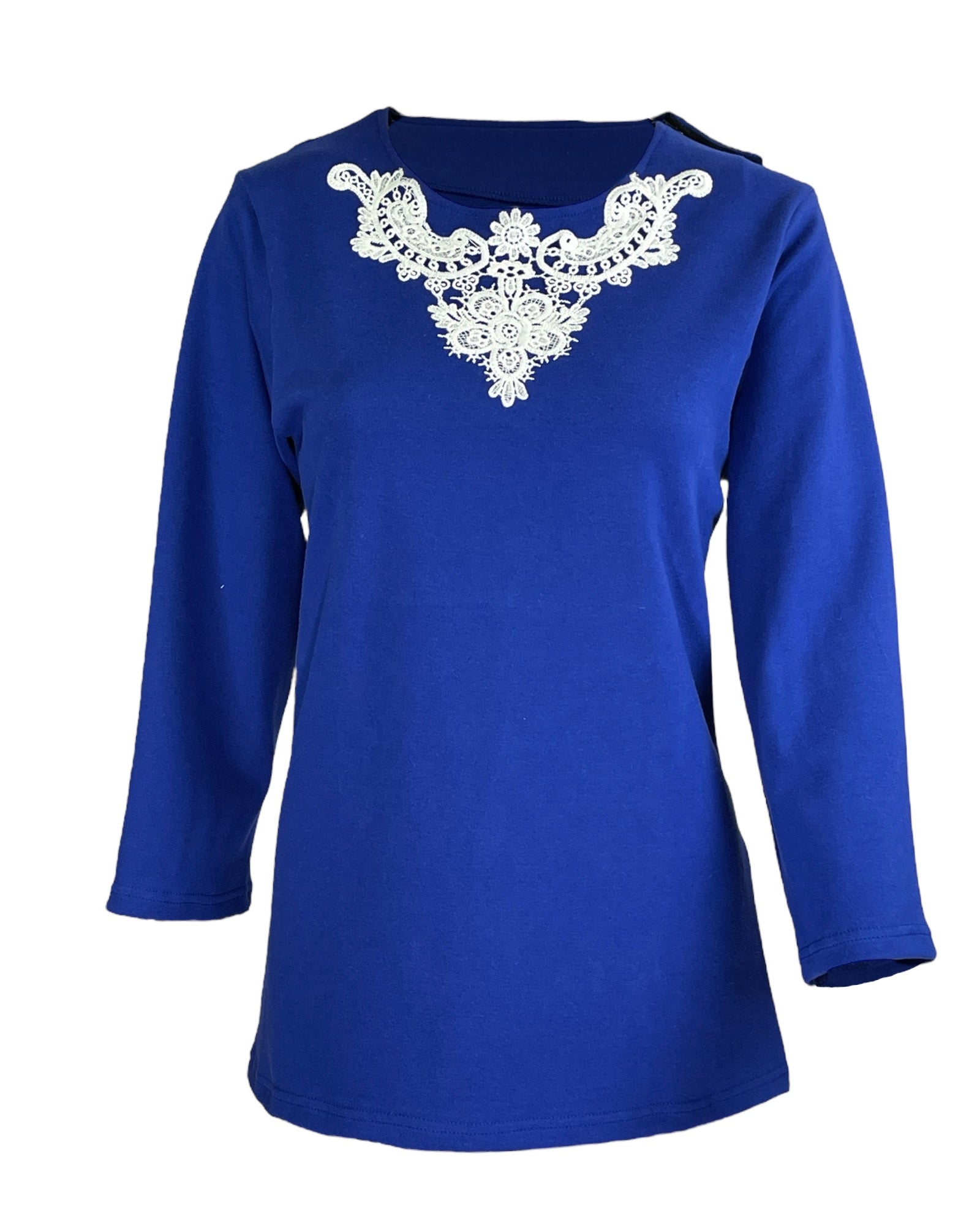 Adaptive Open-Back Top – Lace Neck Made in Canada – Adaptive