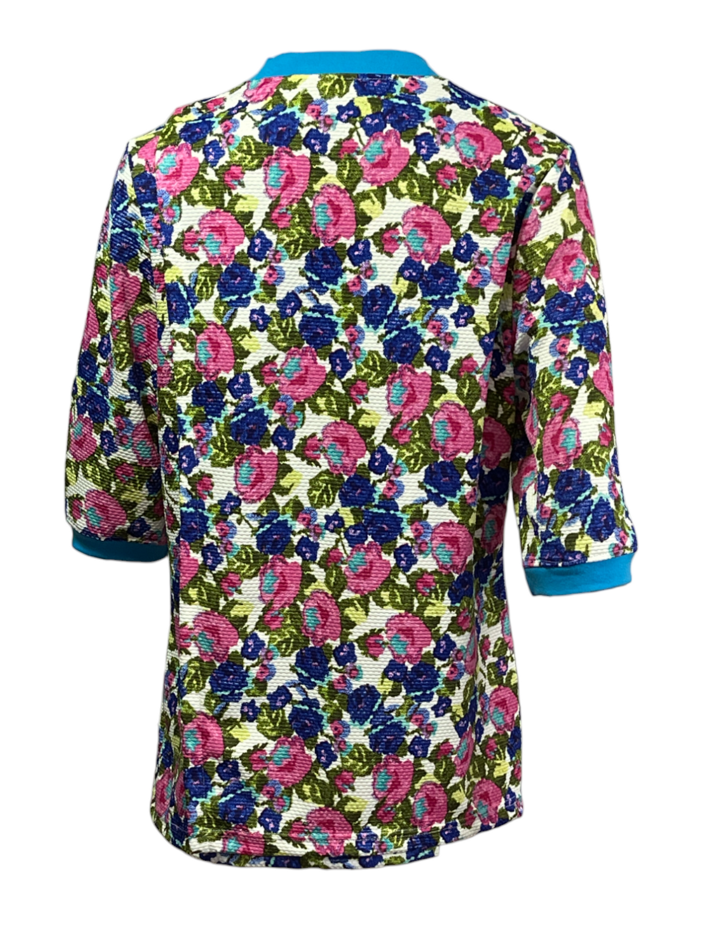 Adaptive Open Back Floral V-neck top