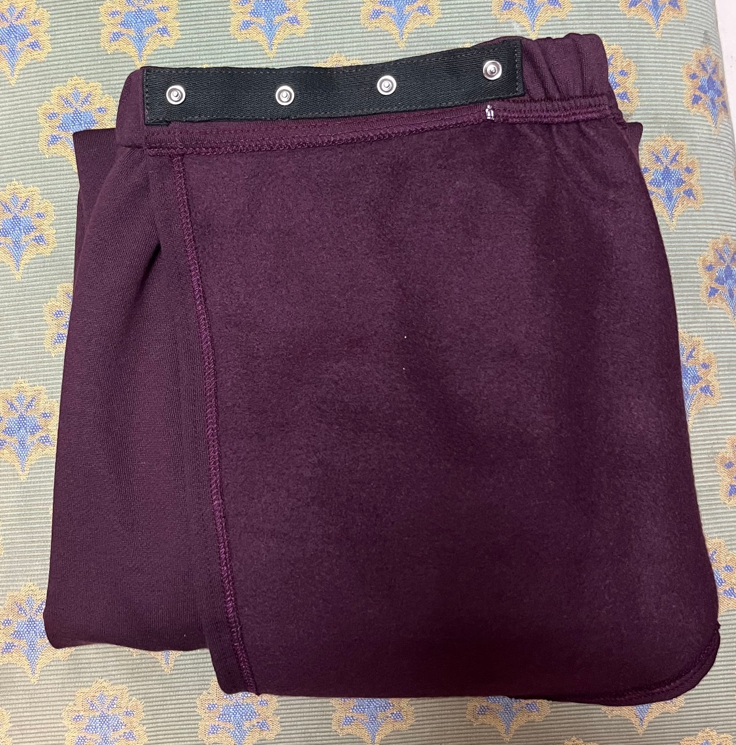 Unisex Cotton Fleece Sweat Pants – Burgundy
