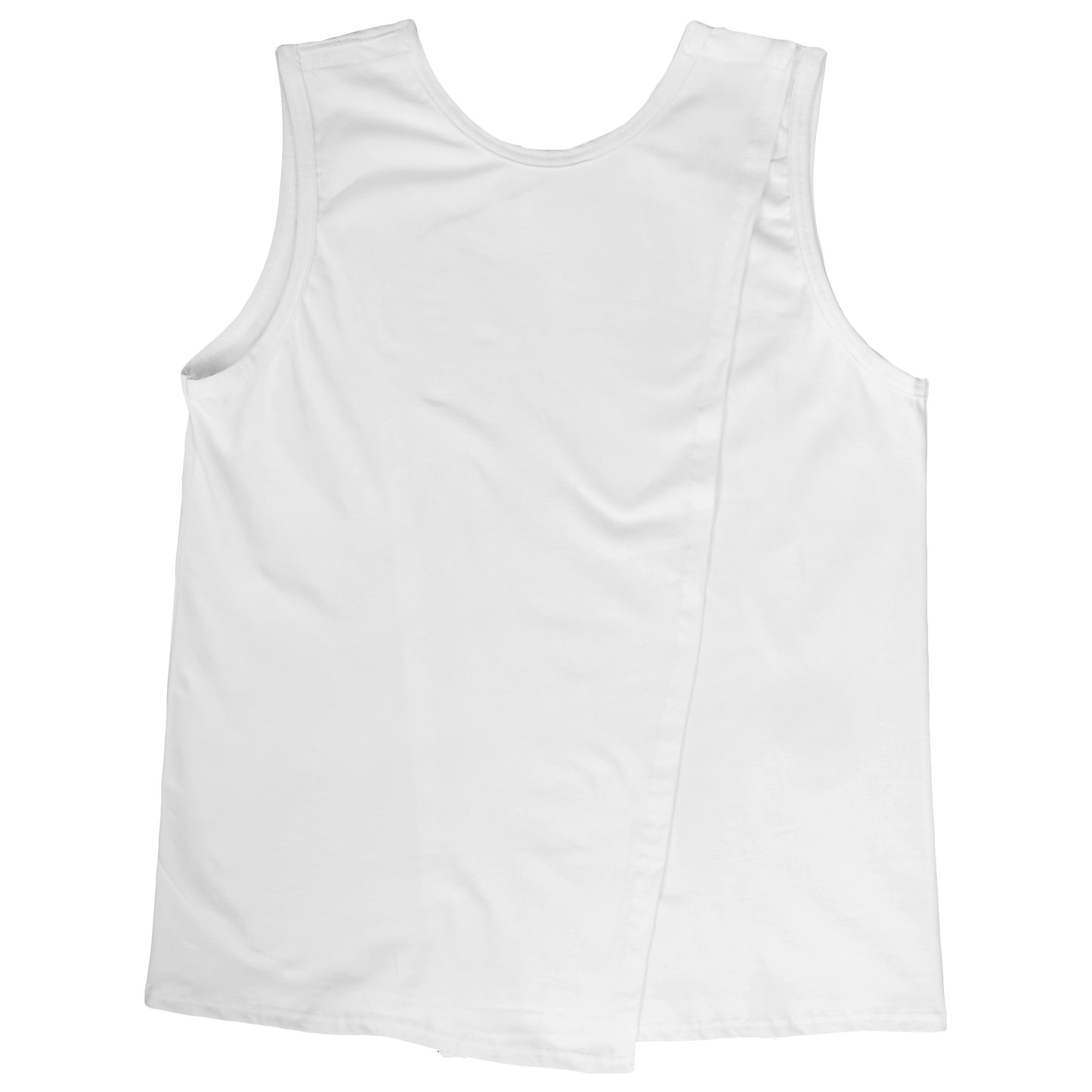 Adaptive Open Back Cotton Undershirt