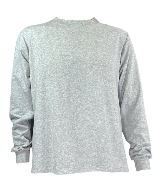 Adaptive Open Back Long Sleeve Cotton T-Shirt